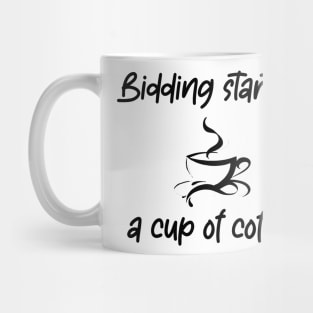 Bidding starts at a cup of coffee Mug